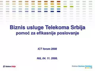 Biznis usluge Telekoma Srbija pomoć za efikasnije poslovanje