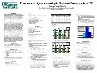 Prevalence of cigarette smoking in Northeast Pennsylvania in 2002