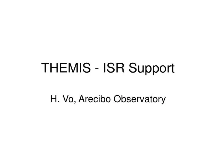 themis isr support