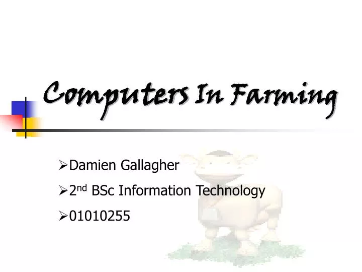 computers in farming