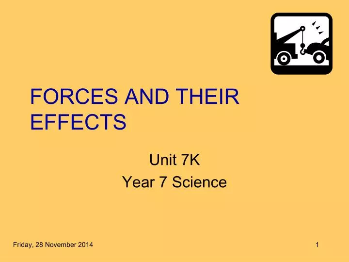 forces and their effects