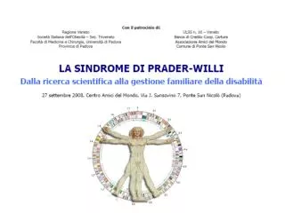 La genetica della Sindrome di Prader-Willi