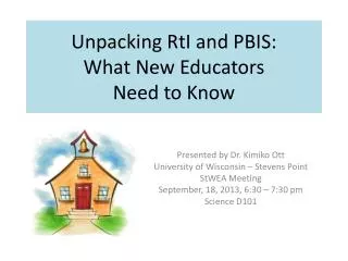 Unpacking RtI and PBIS: What New Educators Need to Know