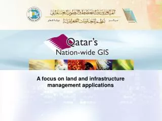 A focus on land and infrastructure management applications