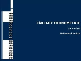 z klady ekonometrie 10 cvi en neline rn funkce