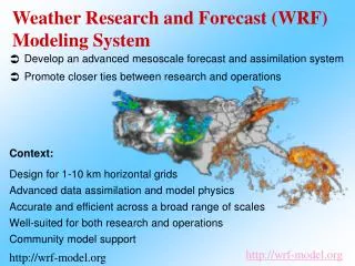 Weather Research and Forecast (WRF) Modeling System