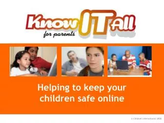 Helping to keep your children safe online