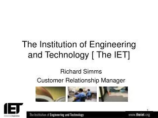 The Institution of Engineering and Technology [ The IET]