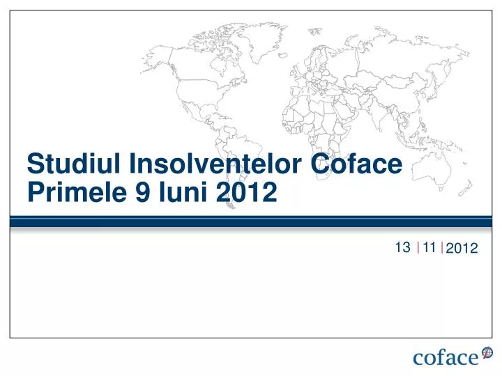 studiul insolventelor coface p rimele 9 luni 2012