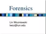 Forensics - slide 1