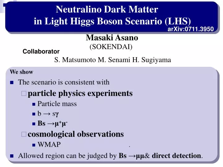 neutralino dark matter in light higgs boson scenario lhs