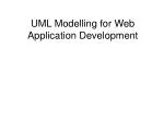 UML Modelling for Web Application Development - slide 1