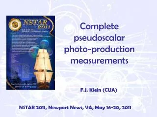 Complete pseudoscalar photo-production measurements