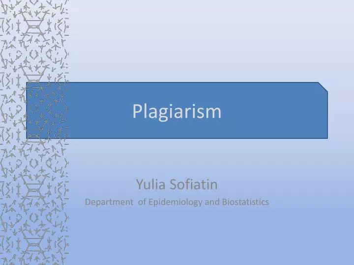 plagiarism