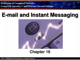 E-mail and Instant Messaging