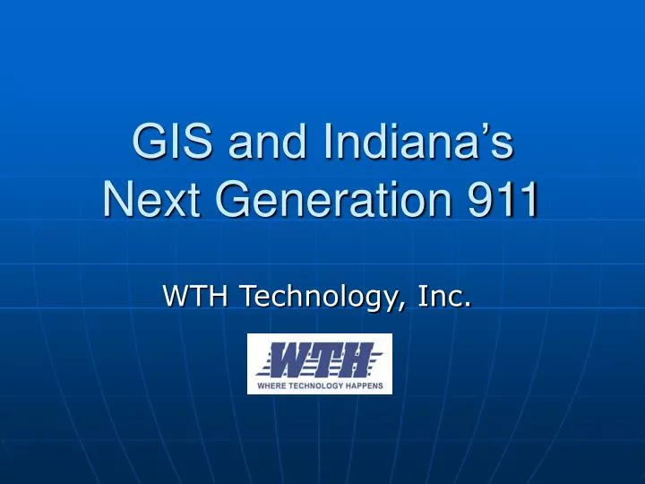 gis and indiana s next generation 911