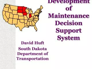Development of Maintenance Decision Support System