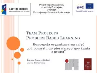 team projects problem based learning
