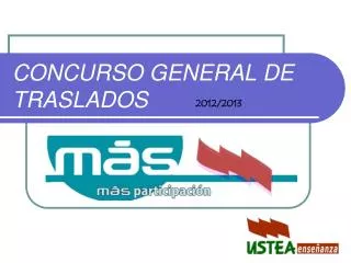 CONCURSO GENERAL DE TRASLADOS