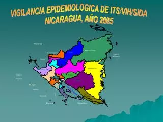 VIGILANCIA EPIDEMIOLOGICA DE ITS/VIH/SIDA NICARAGUA, AÑO 2005