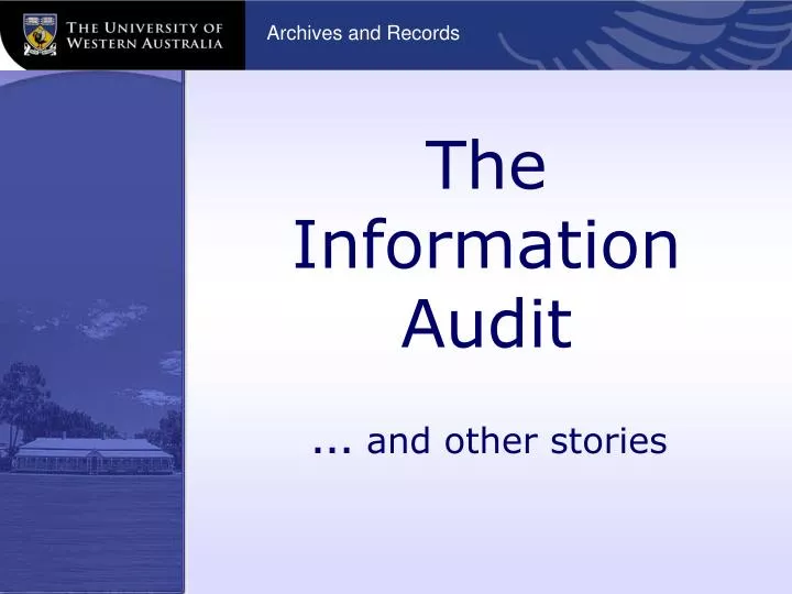 the information audit
