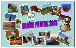 CHAÎNE PHOTOS 2013