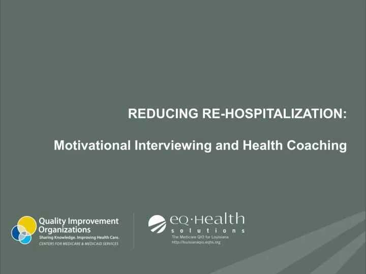 reducing re hospitalization motivational interviewing and health coaching