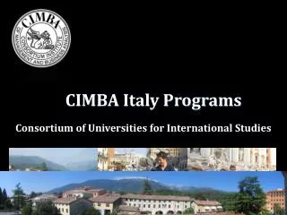 CIMBA Italy Programs