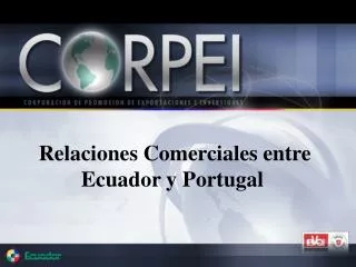 Relaciones Comerciales entre Ecuador y Portugal