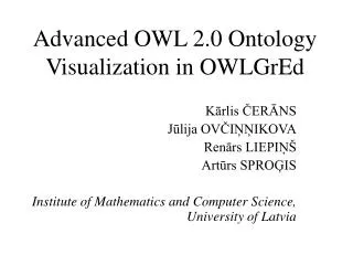 Advanced OWL 2.0 Ontology Visualization in OWLGrEd