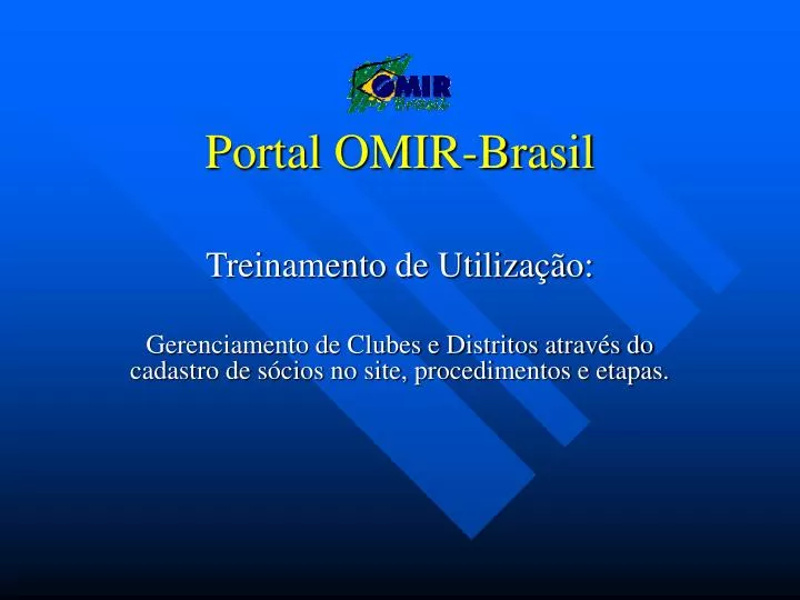 portal omir brasil