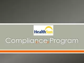 Compliance Program