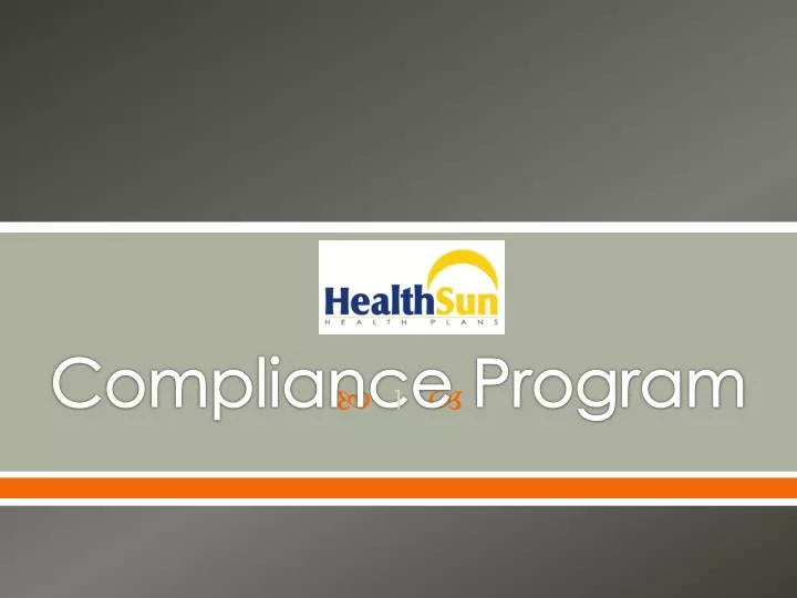 compliance program
