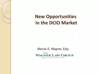 New Opportunities in the DCIO Market