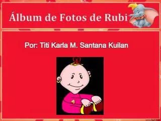 Álbum de Fotos de Rubi