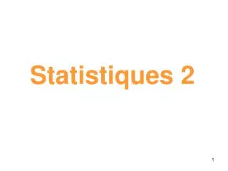 Statistiques 2