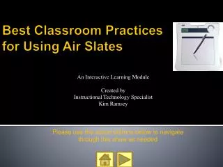 Best Classroom Practices for Using Air Slates
