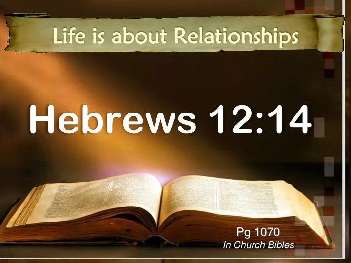 hebrews 12 14