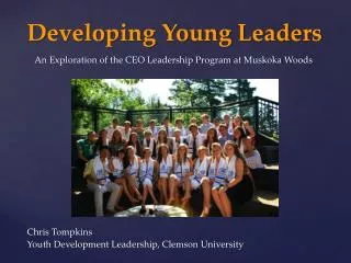 Developing Young Leaders