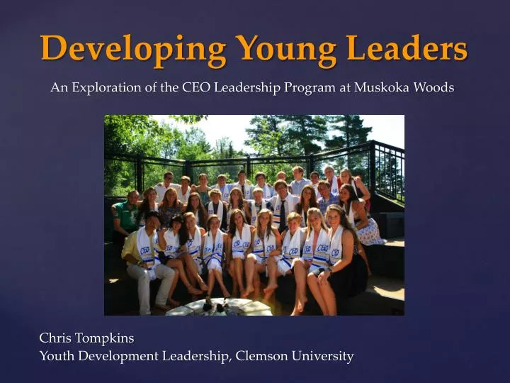 developing young leaders