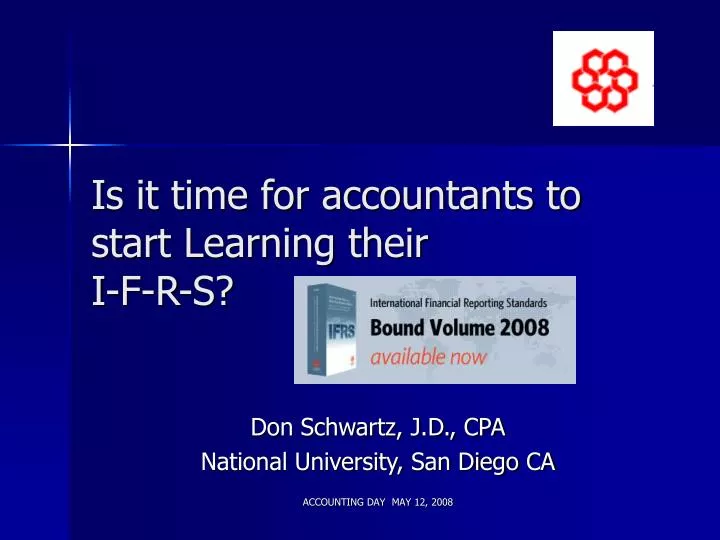 is it time for accountants to start learning their i f r s