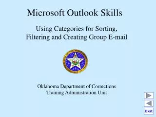 Microsoft Outlook Skills