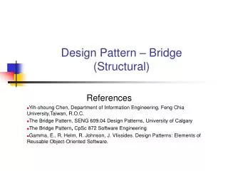 Design Pattern – Bridge (Structural)