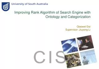 Improving Rank Algorithm of Search Engine with Ontology and Categorization