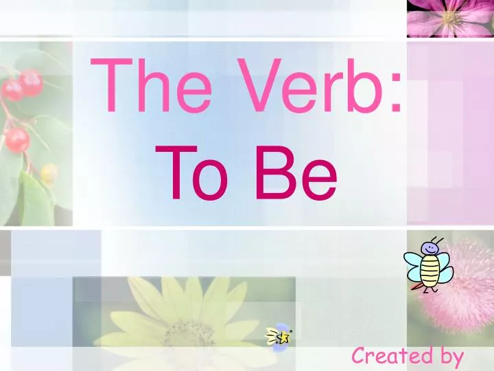 the verb to be