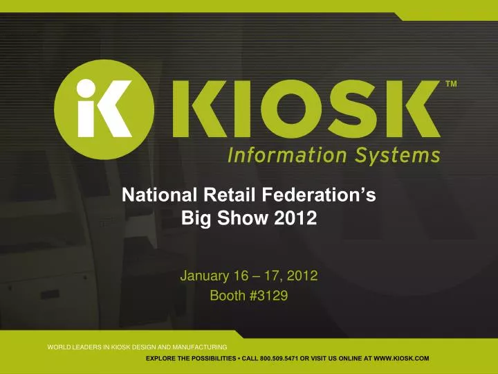 national retail federation s big show 2012