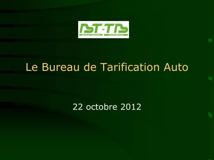 le bureau de tarification auto