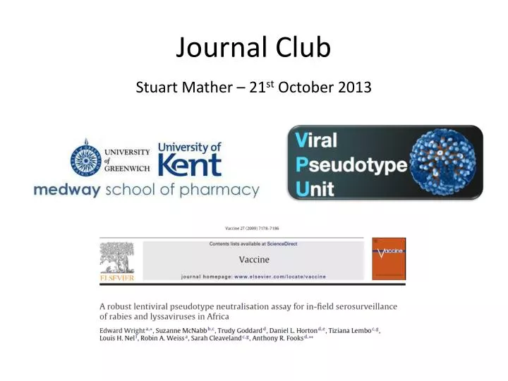 journal club presentation ppt oral surgery