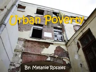 Urban Poverty