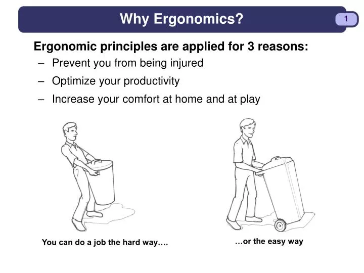 why ergonomics